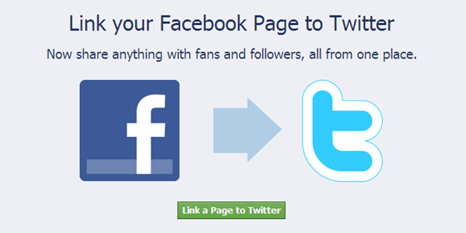 Connecting Facebook with Twitter