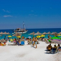 Thassos marble beach