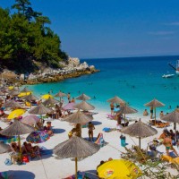 Thassos marble beach