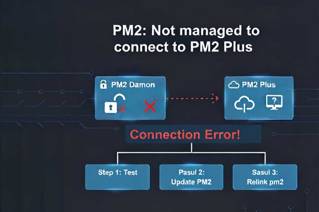 Cum rezolvi eroarea „Not managed to connect to PM2 Plus” în PM2 (Ghid complet și verificat)